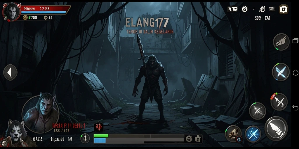 Gameplay menegangkan di ELANG178 dengan suasana seram.