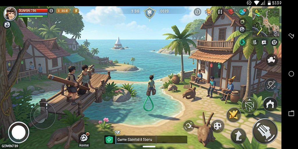 Tampilan gameplay menarik dari GOWIN789 yang penuh warna.