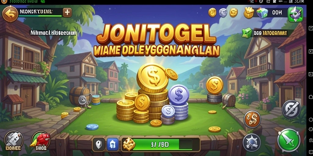 Tampilan gameplay JONITOGEL yang santai dan seru.