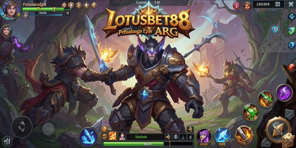 Tangkapan layar gameplay LOTUSBET88 yang menampilkan aksi ARPG yang mendebarkan.