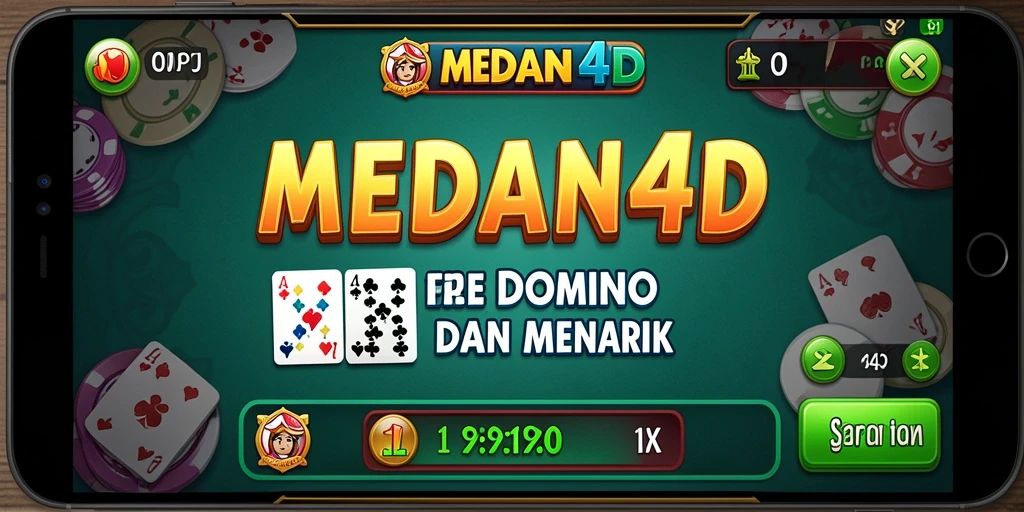 Tampilan menarik dari gameplay di MEDAN4D yang seru.