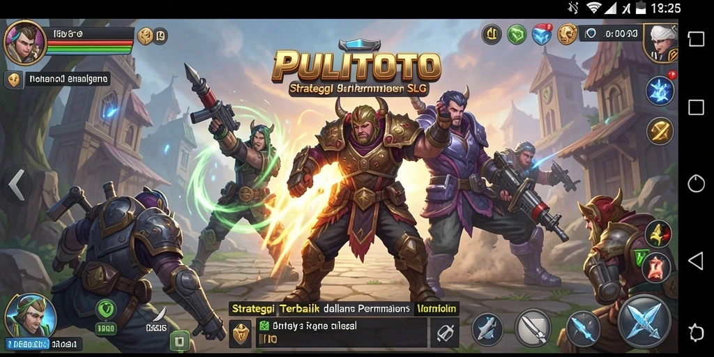 Tampilan permainan <strong>PULITOTO</strong> yang menampilkan aksi strategi yang intens.