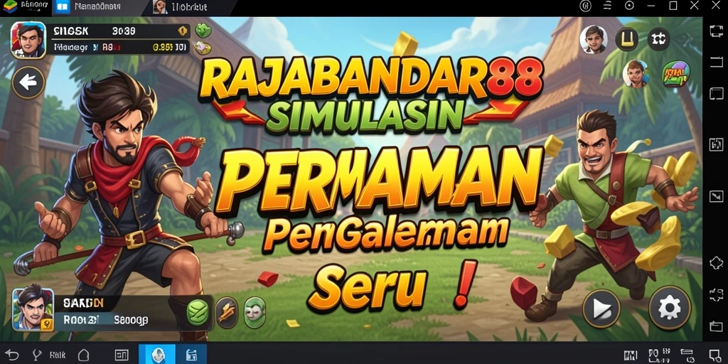 Tampilan gameplay yang menarik dari RAJABANDAR88 saat bermain simulasi.