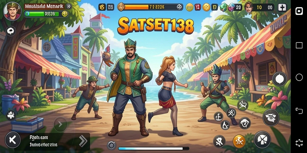 Tampilan gameplay SATSET138 yang menarik dan interaktif.