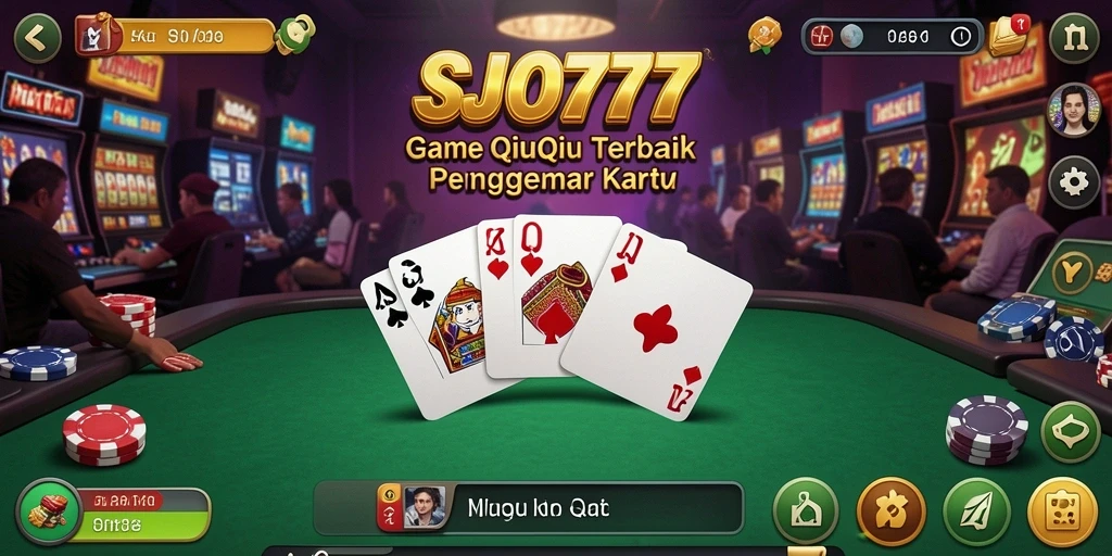 Tampilan permainan QiuQiu yang menarik dan interaktif.