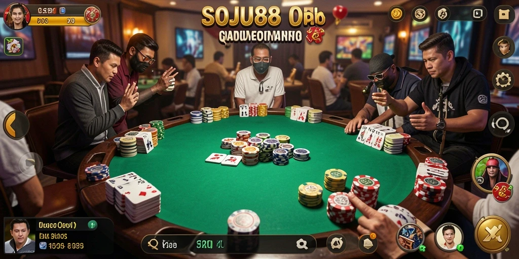 Tampilan gameplay QiuQiu yang seru dan interaktif.