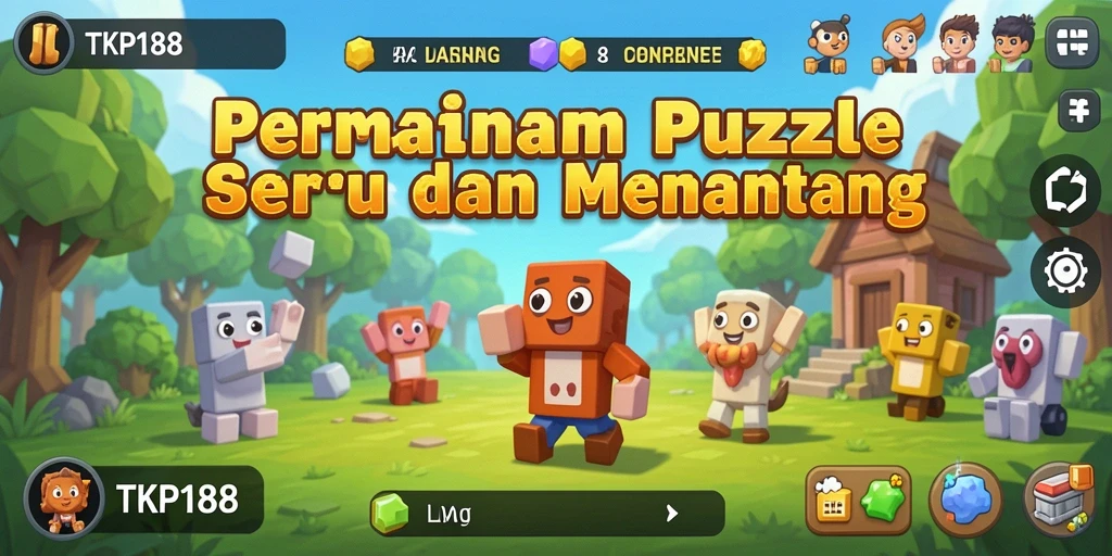 Tampilan gameplay utama TKP188 yang menampilkan tantangan Puzzle menarik.
